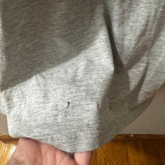 Balmain Logo Print T-Shirt Gray and Black Size XXL - Picture 5 of 11